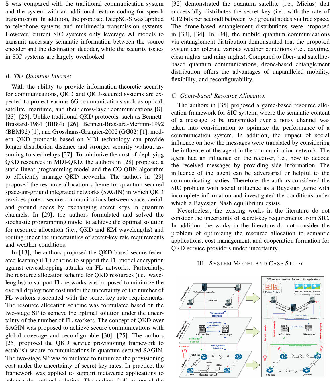 [IoTJ] Cooperative Resource Management in Quantum Key Distribution (QKD) Networks for Semantic Communication